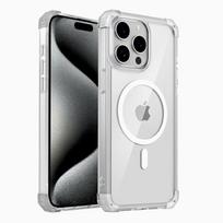Smūgiams atsparus šarvai skaidrus dėklas, skirtas iPhone 16 15 14 13 12 Pro Max Plus 15Pro 14Pro iPhone15, skirtas Magsafe Mag saugaus įkrovimo dangteliui For iPhone 13 gray
