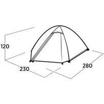Easy Camp Rondane 3 dome tent (dark green, model 2025)