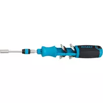 Hazet Bit ratchet screwdriver 811R-4 (blue/black, with integrated maga