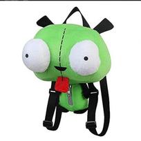 “Invader.zim Gil Dog Backpack Cartoon Anime Alien Monkey and Monster Plush Toys! Durable design, fun role-playing, collectible!” green
