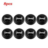4/8/12/20Pc Car Door Shockproof Silicone Gasket Buffer Pad Accessories For Jeep Grand Cherokee Wrangler JK Gladiator Compass JPB