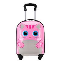 Naughty Child Kids 18-inch 3D Animal Carry-on Luggage pink