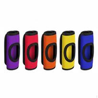 5 Pieces Telescopic Grip Sleeve AntiSlip Luggage Handle Protector Hand Comfort Cover black