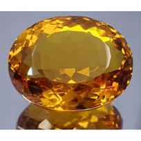 Natural Yellow Citrine 203-205 Ct Oval Certified AAA Loose Gemstone