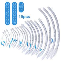 Disposable Sterile PVC Endotracheal Tube 2.5mm-13mm Size With Cuffed High Volume Low Pressure Cuff X-Ray Visible Line 2.5-13.0mm 19pcs