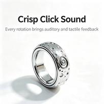 Minimalist Edc Fidget Ring Edc Anti Stress Fidget Spinner Calm Nerves Fidget Toy Adhd Anti-Anxiety Toys