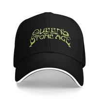 Queens Of The Stone Age Rock Music Band Outfit Unisex Women Baseball Cap  Dad Hat Unique Formal Headwear Adjustable Fit Sun Cap Adjustable black