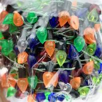 New Year Gift Dollhouse Colorful Bulbs 5M/roll Colorful Bulbs String Garland Christmas Home Decorations Xmas Tree Ornaments