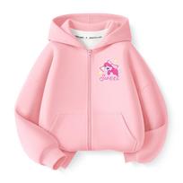 My Little Pony Girls' Hooded Sweatshirt Jacket 140 white