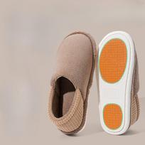 Tylūs neslystantys šlepetės, namų patalpų šiltos kojinės ir medvilniniai batai Fits 39-40 orange