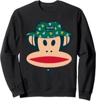 Paul Frank Julius The Monkey Camping Hat Sweatshirt L beige