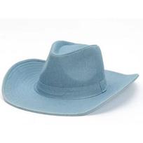 Western Suede Texture Wide Brim Cowboy Hat Unisex Outdoor Travel Hat