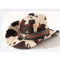 Western Suede Texture Wide Brim Cowboy Hat Unisex Outdoor Travel Hat beige