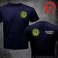 Espana Guardia Civil Seprona Spain Civil Guard Emblem T Shirt Unisex Short Sleeve Cotton Casual Tshirt Loose Top Plus Size 5xl 6xl 4XL blue