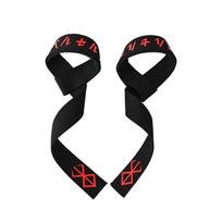 Gym Anime Sports Weight Lifting Wrist Wraps,Berserk Wristband Support Heavy Duty Training Lifting Straps Powerlifting 1 light green