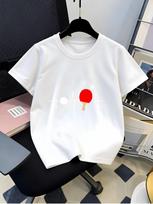 Ping Pong Heartbeat Table Tenni Racket Ball Graphic Tee Boys Girls Family Matching Casual Parent Kids Sports Short Sleeve Outfit 150