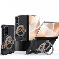 For Samsung Galaxy Z Fold 8 Fold8 Wide Skin Feel Case With 360 Rotating Stand Shockproof For Magsafe Metal Lens Protection Cover Galaxy Z Fold 8