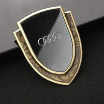 2026 Metal Car Fender Body Emblem Shield Decoration Stickers For Audi A4 A4L A5 A6 A7 A8 A8L TT Q1 Q2 Q3 Q4 Q5 Q6 Q7 Q8 B2 B3 B4 B5