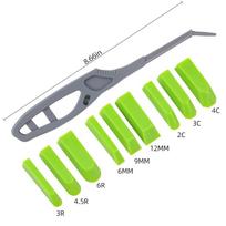 11 In 1 Glass Glue Angle Scraper Sealant Spreader Finishing Tool Kit For Window Ceramics Tile Kitchen Sink Shower Tile Joint Set