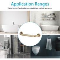 Non-Slip Safety Bathtub Hand Bar Brass Shower Grab Bar Non-Slip Shower Assist Handrail  For Seniors 30cm / 11.81in