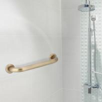 Non-Slip Safety Bathtub Hand Bar Brass Shower Grab Bar Non-Slip Shower Assist Handrail  For Seniors 40cm / 15.75in