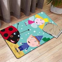Ben & Holly'S Little Kingdom Rug Floor Mat for Living Room or Bedroom Soft and Comfortable Carpet a Gift for Birthday and Holiday.DFF0925353 60x90cm( 23x35in ) white