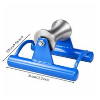Cable Laying Pulley Heavy-Duty Tool Welded for Electricians blue