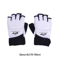 1 Pair Karate Gloves Taekwondo Equipment Half Finger Protector Boxing Hand Foot Protection Foot Guards Martial Arts Kickboxing