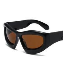Xiaomi Cool Exaggerated Glasses Future Science And Technology Sense Skiing Big Frame Sunglasses Dazzling Men And Womean black