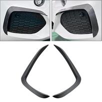 1Pair Car Front Bumper Side Air Vent Splitter Spoiler For BMW X5 F15 M Sport 2014 2015 2016 2017 2018 anglies pluošto juodos spalvos