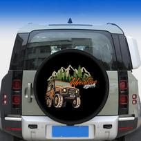 Spare Tire Cover for Land Rover Defender 90 110 130 2020-2026 Year Back Wheel Cover Storage Bag Protector Defender Tire 14inch