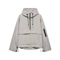 ZA Womens Fashion Casual Zip-Up Windbreaker Jacket Leopard Print Loose Fit Fall 2025 M