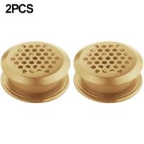 Cabinet Air Vents Cover Double-Sided Wardrobe Shoe Cabinet Ventilation Grille Stainless Steel Round Breathable Mesh Hole