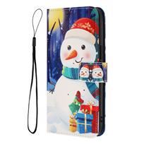 Christmas Marble Leather Case Samsung Galaxy S25 S24 S23 S22 S21 Ultra Plus  S20 S25Ultra S25Plus Phone Wallet Flip Cover Card Holder Stand Bags Samsung S25 FE