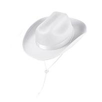 Felt Kids Cowboy Hat Wide Brim Jazz Hat Retro Western Cowboy Hat  Travel balta