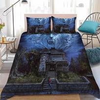 3D Print M-Michael J-Jackson T-Thriller Bedding Set Soft Comforter Cover With 1/2pcs Pillow Shams For Kids Adults Duvet Cover 140x200cm-2pcs