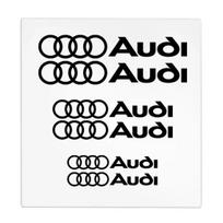 6 vnt. Automobilio suportų dangtelio lipdukai Stabdžių lipdukai  qwe12 Sport S Sline A3 A6 A4 A5 A7 RS4 RS5 RS6 RS3 RS7 A4L A6L S3 S6 S5 S7 S4 RS8 Calipers sticker black