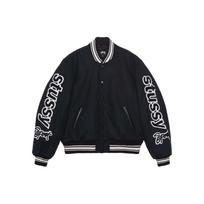Stussy SS24 VARSITY JACKET COMPETITION Jackets & Coats Men's 115748 L black