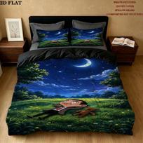 Mr Bean Bedding Quilt Set Quilt Cover Pillowcase Home Decoration Birthday Gift (1 * duvet cover + 2 * pillowcase, without core) 200x200cm