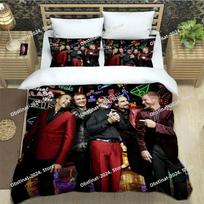 3D BSB band backstreet boys Bedding Sets exquisite bed supplies set duvet cover bed comforter set bedding luxury birthday gift EU Single 135*200cm/53x79in 3pcs