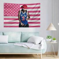 SRHJTERS Playboi Carti American Flag Tapestry vibrant wall art piece for indoor/outdoor use perfect for hip-hop fans andpatriots 150X200CM