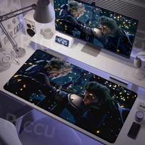 FINAL FANTASY VII REMAKE INTERGRADE electronic sports Locking edge  Gamer Large HD Print Computer Desk Locking Edge Keyboard Pad 40x80x0.2cm