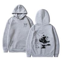 Singer Joji Ballads Album Graphic Hoodie Men Women Vintage Casual Pullover Hoodies Man Hip Hop Rock Punk Oversized Streetwear 3XL pilka