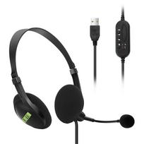 Physical Noise Reduction Wired Headset Noise Cancelling Headphones  Chatting Software usb