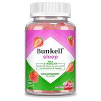 Bunkell Sleep Melatonin Gummies 10mg, Strawberry Flavor, 60 Count 60 Gummies