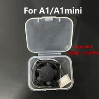For Bambu Lab P1/A1/X1 Series Hotend Cooling Fan 2510 Dual Ball Bearing Brushless Fan 5V Fans For P1P P1S 3D Printer Parts For Bambu lab