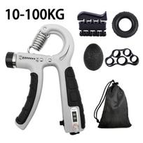 10-100Kg Adjustable Heavy Gripper Fitness Hand Exerciser Grip FatGrip Wrist Increase Strength Spring Finger Pinch Carpal Expande