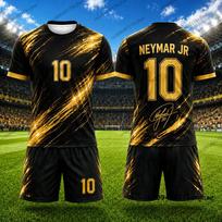 2026 Children's Tracksuit Brazil Fans Neymar No.10 Print T-Shirt+Shorts Sets Football Jersey Suit Sports Kids/Adult Outfits 130
