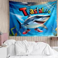 Italian Brainrot characters5 Tapestry for Bedroom Aesthetic Classroom Tapestries Wall Hanging for Living Room Dorm Office,Ideal Creative Gift 130cmx150cm