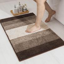 VIKAMA Minimalist Gradient Bath Mat — Ultra-Absorbent, Non-Slip Bathroom Mat, Machine Washable, Soft Door Mat Rug 60X90CM(2X2.95FT